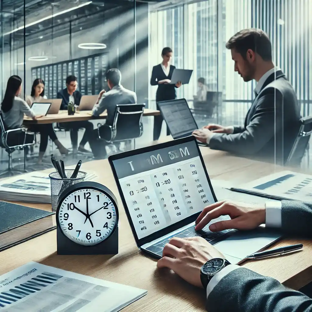 Explore the Benefits of the Time Card Calculator This image illustrating the advantages of using the time card calculator for accurate payroll and work hours tracking.