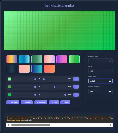 Converting background gradients to text gradients