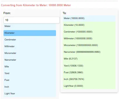 length conversion process length convertor tool convert between different units.